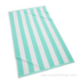 Cotton Terry Stripe Pattern Beach Towel